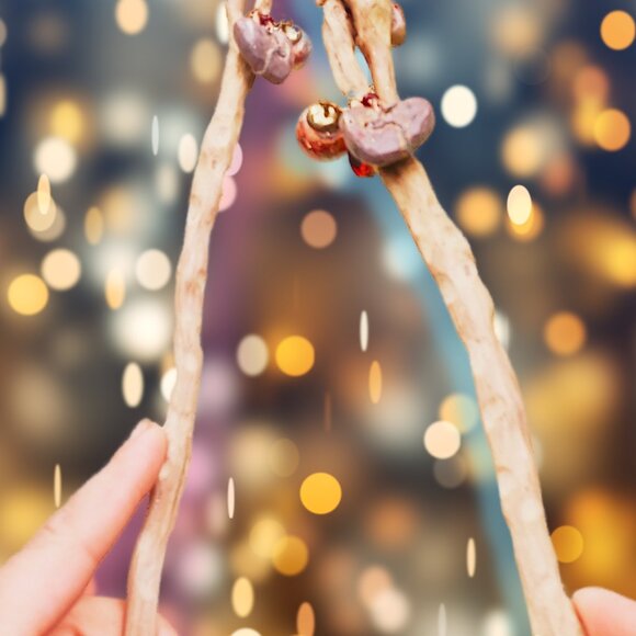 Authentic wooden kris-cross wand - Picture 2 of 3